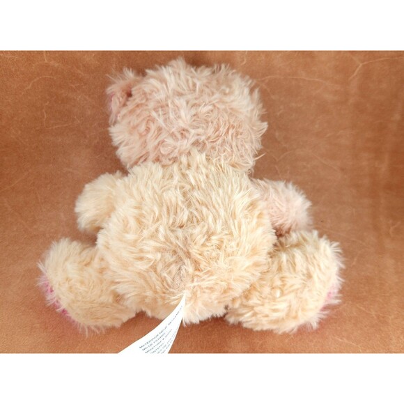 Greenbrier International Tan and Pink Teddy Bear ~ 7 inches - Picture 2 of 5